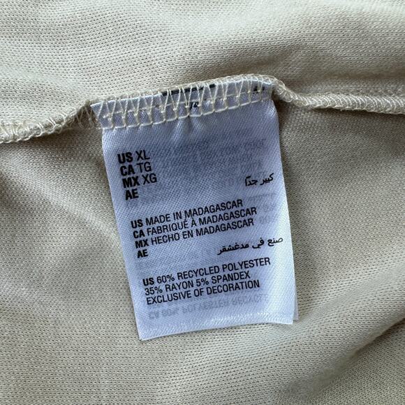 Alfani Mens AlfaTech Stretch Solid Polo Shirt Rice Brown XL - Picture 4 of 4